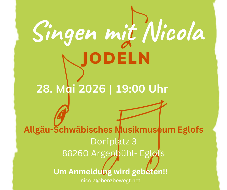 2026 Mai Singen mit Nicola - Jodeln in Eglofs